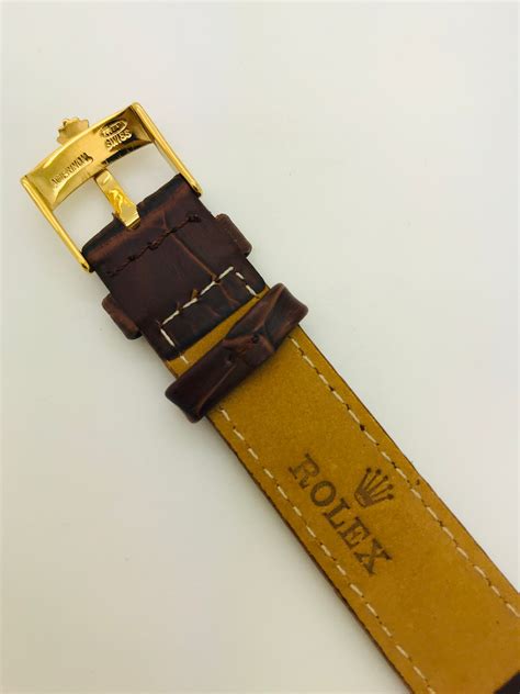 authentic rolex leather watch bands|genuine rolex replacement bands.